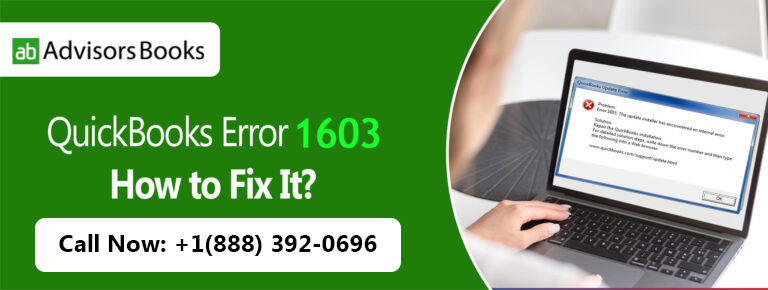 A few tips to Fix QuickBooks update Error 1603 - AdvisorsBooks
